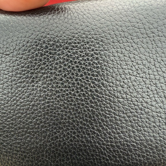 Coach Black Leather Tote and Pouch Set - Picture 5 of 9